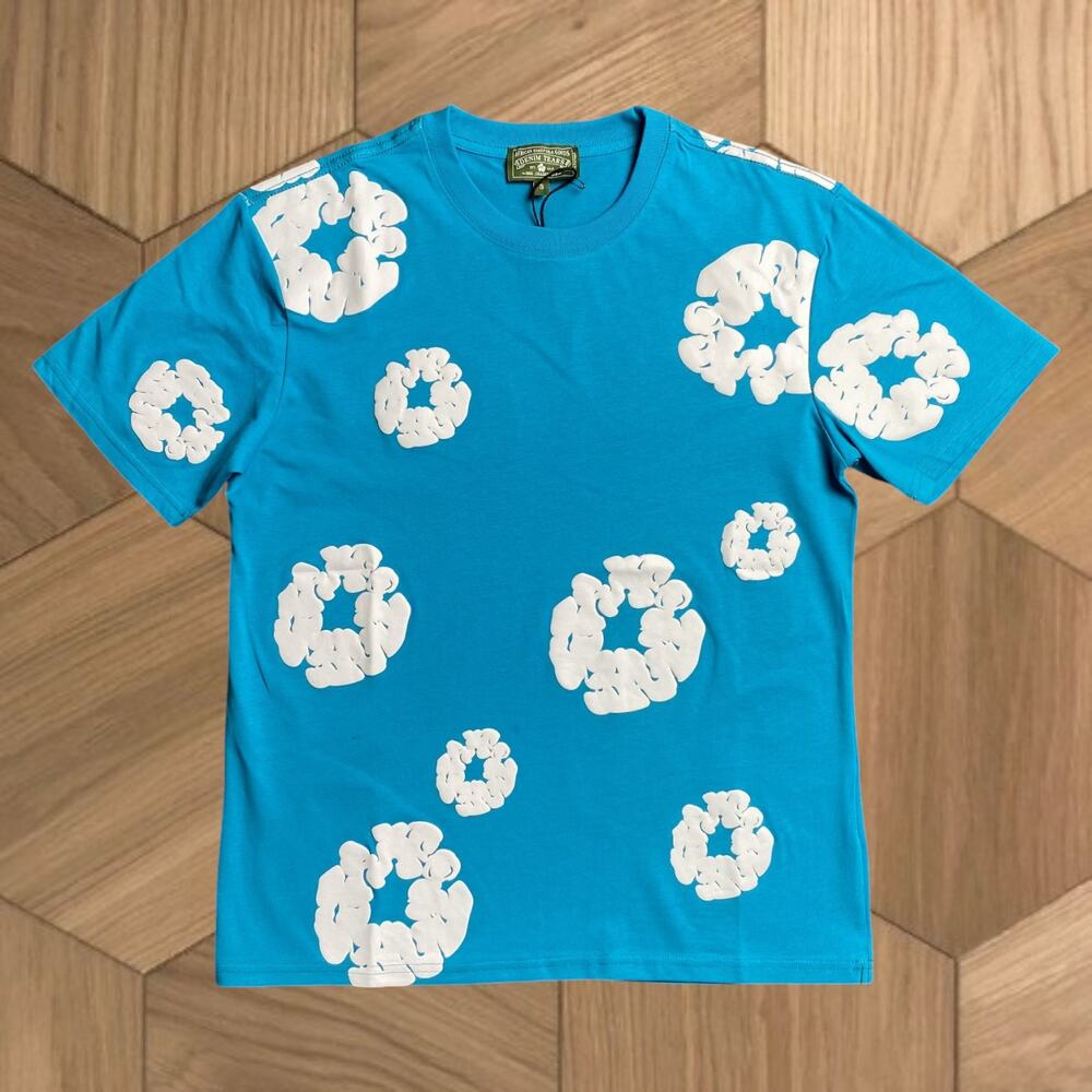 DENIM TEARS Short sleeves Blue